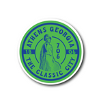 Athens Georgia Circle Badge Sticker