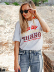 Get Up Offa That Thing Retro Funky Tee