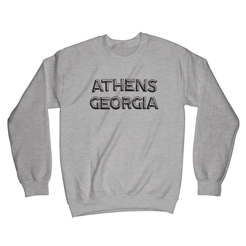 Distressed Athens Georgia Sweatshirt